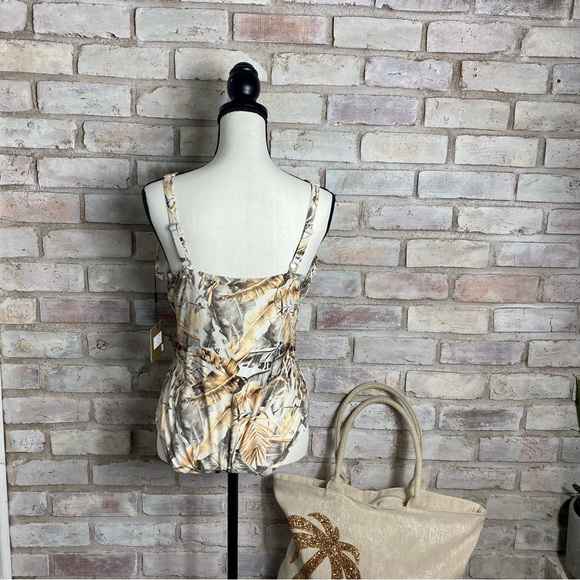 NWT Nip Tuck Retro' spective Jean Tummy Control One Piece Swimsuit - Picture 8 of 15